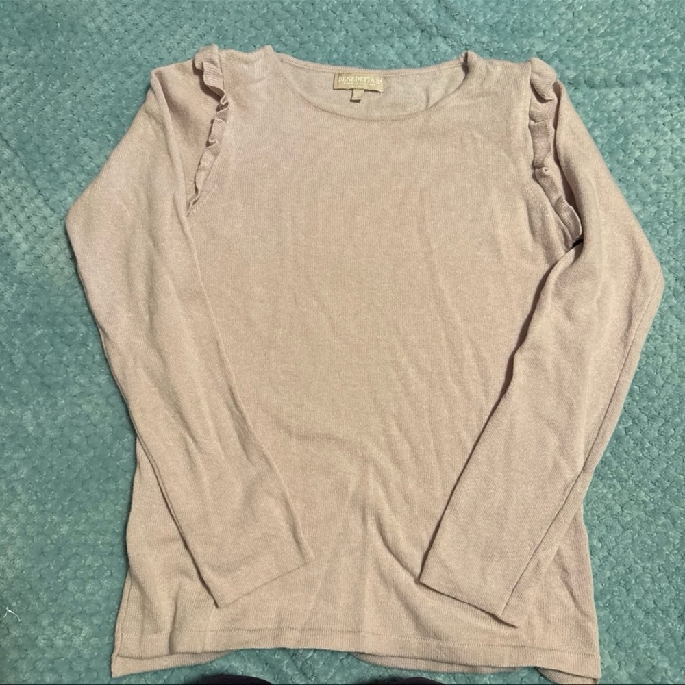 Benedetta B merino wool sweater top